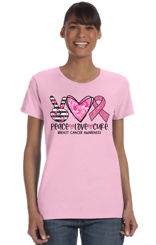 Image of Peace, Love, Cure Tee