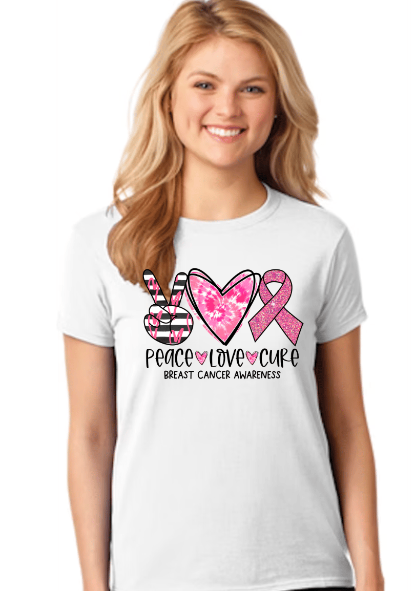 Image of Peace, Love, Cure Tee