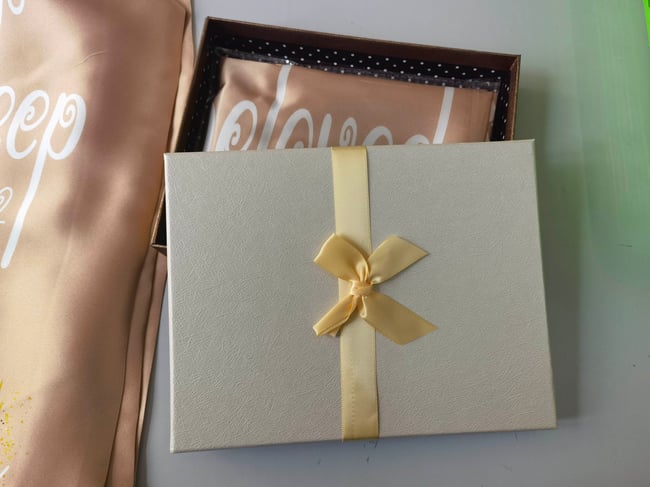 Rose Gold silk pillowcase