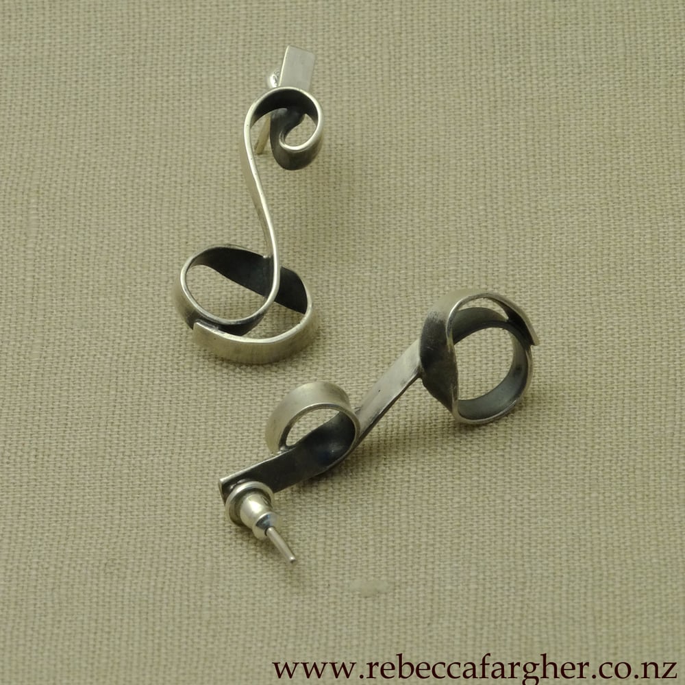 Image of Double Curl Earrings