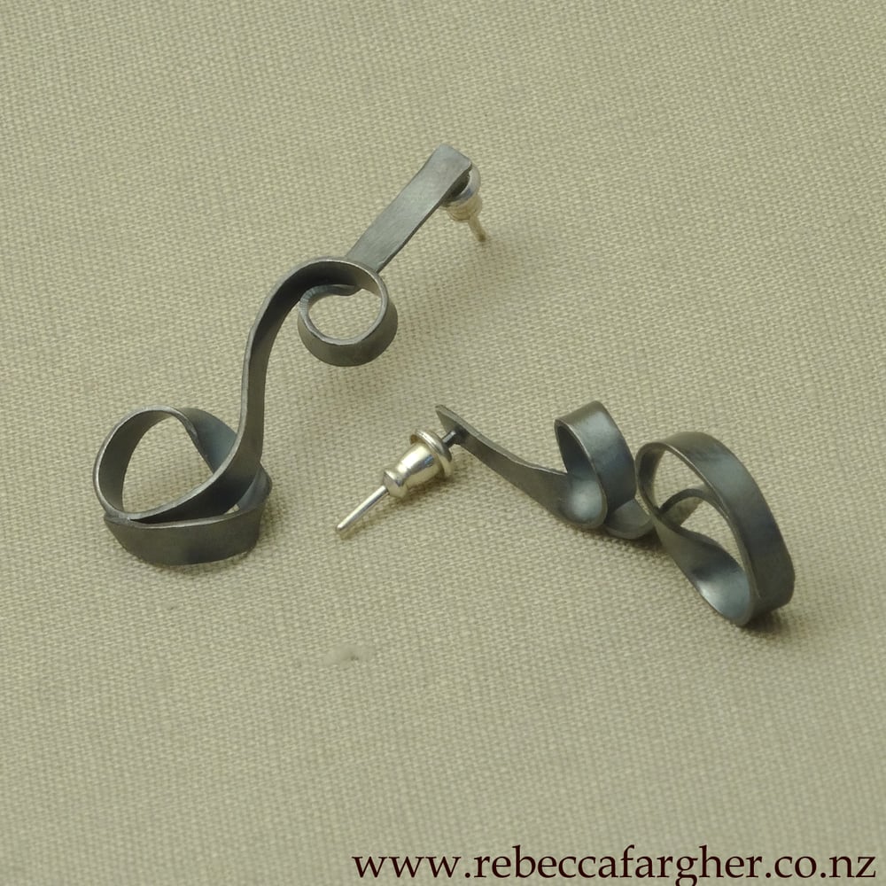 Image of Double Curl Earrings