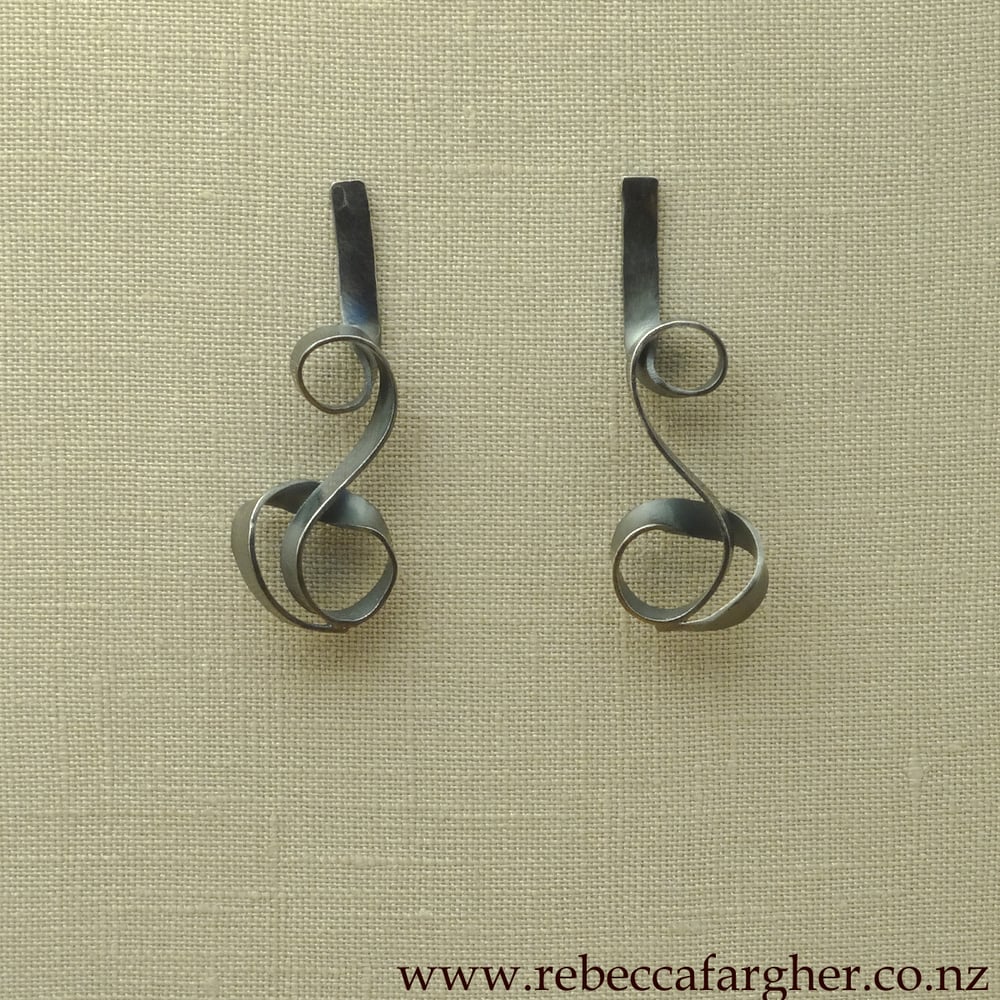 Image of Double Curl Earrings