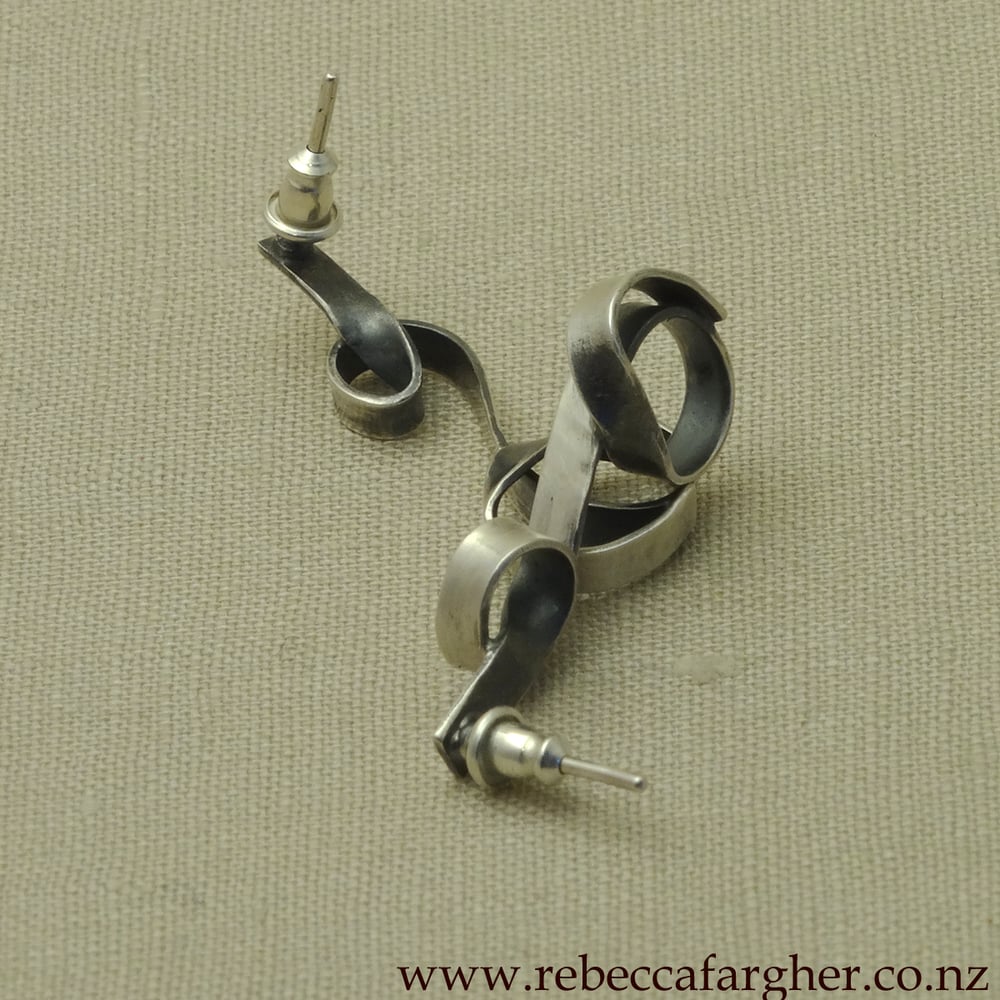 Image of Double Curl Earrings