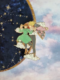 Couple Walking on Clouds