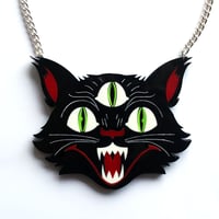 Image 1 of 3 Eyed Cat - Black 