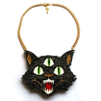 Image 1 of 3 Eyed Cat - Glitter Space Cat