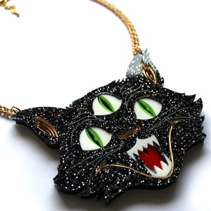 Image of 3 Eyed Cat - Glitter Space Cat 