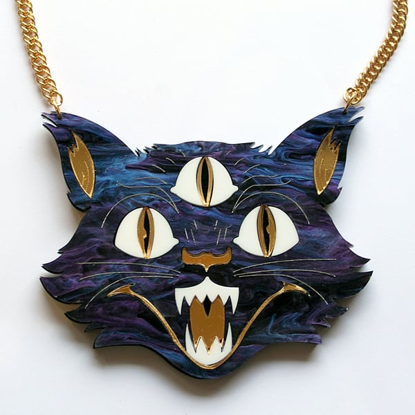 Image of 3 Eyed Cat - Galaxy Cat - Pre-Order