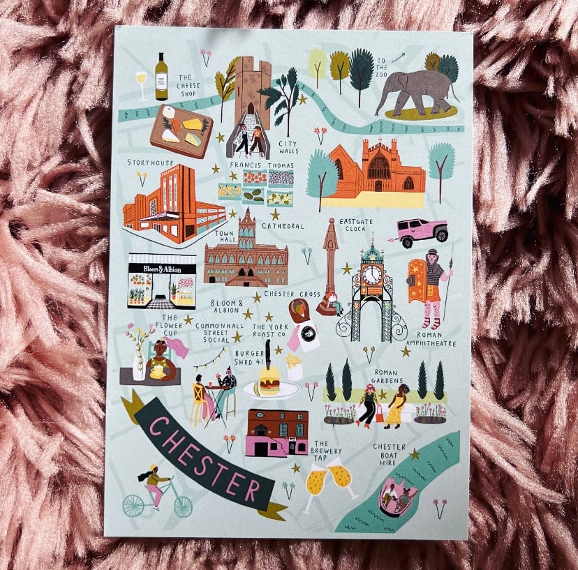 Image of *SUPER SECONDS* Chester Map 