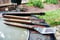 Image of Bourbon Barrel Stave Grill Utensils