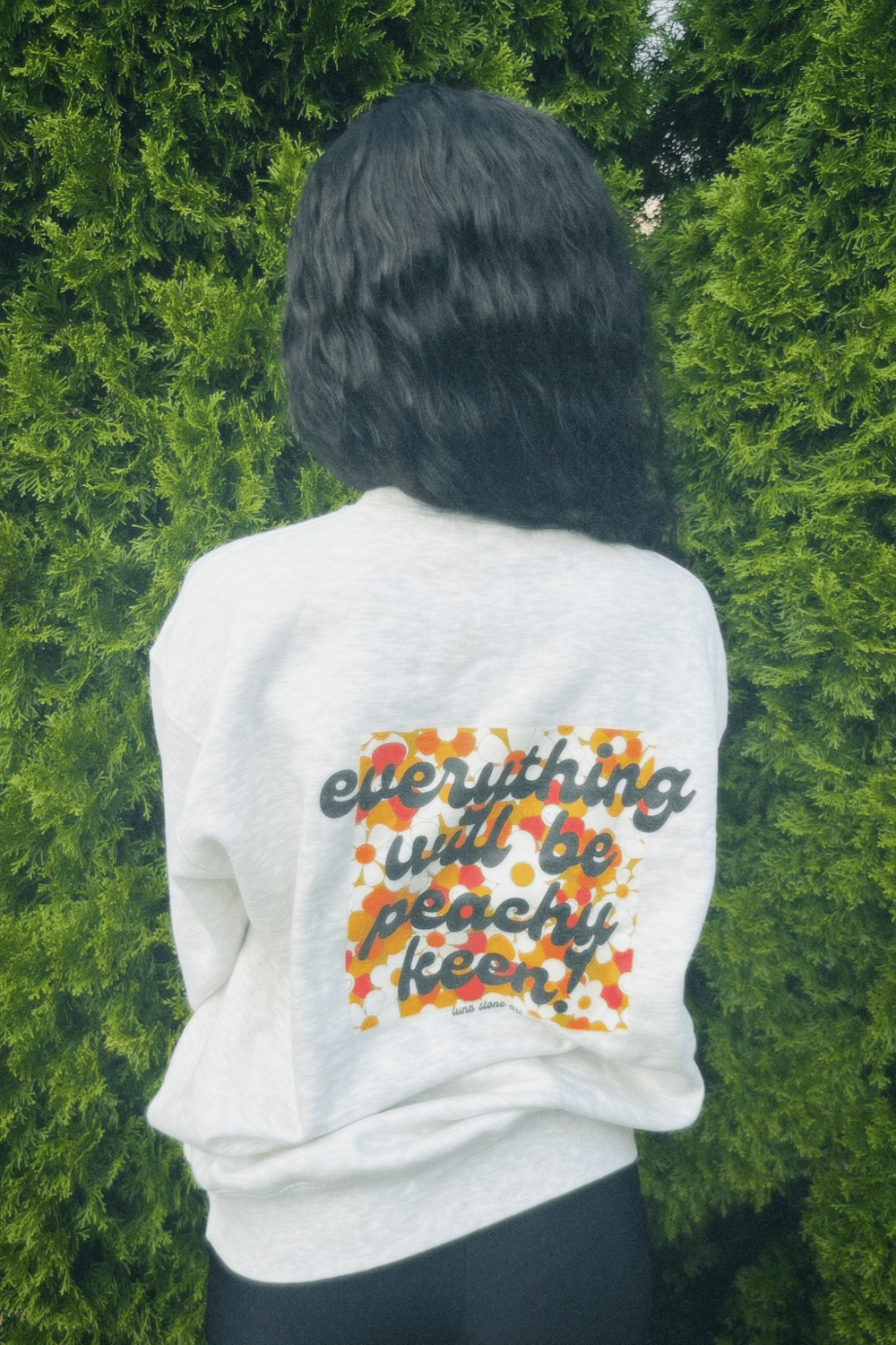 Everything Will Be Peachy Keen | Crewneck Hoodie
