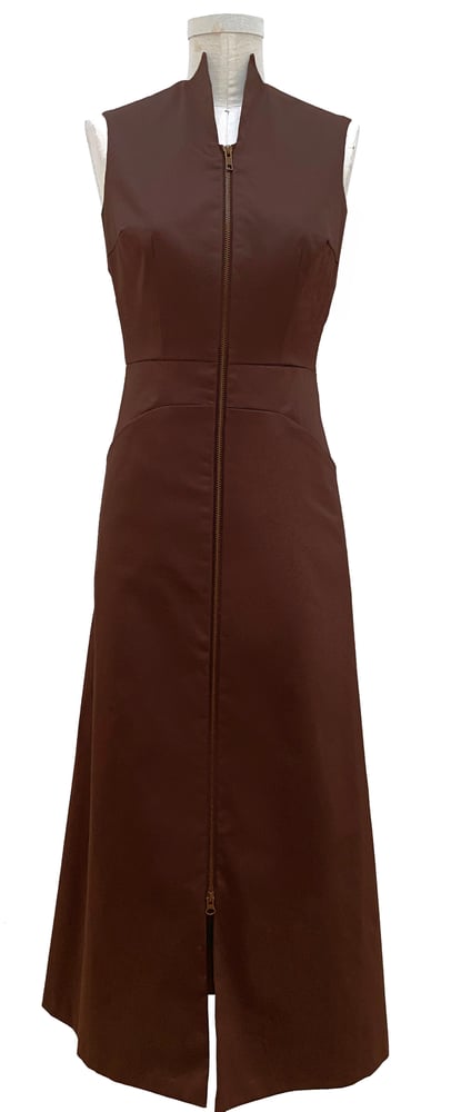 Image of Swift Maxi in Chocolate Sateen