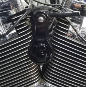 Image of Chrome ignition and combo air ride mounts