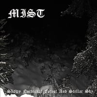 Image 1 of Mist "Snowy Nocturnal Forest and Stellar Sky" CD