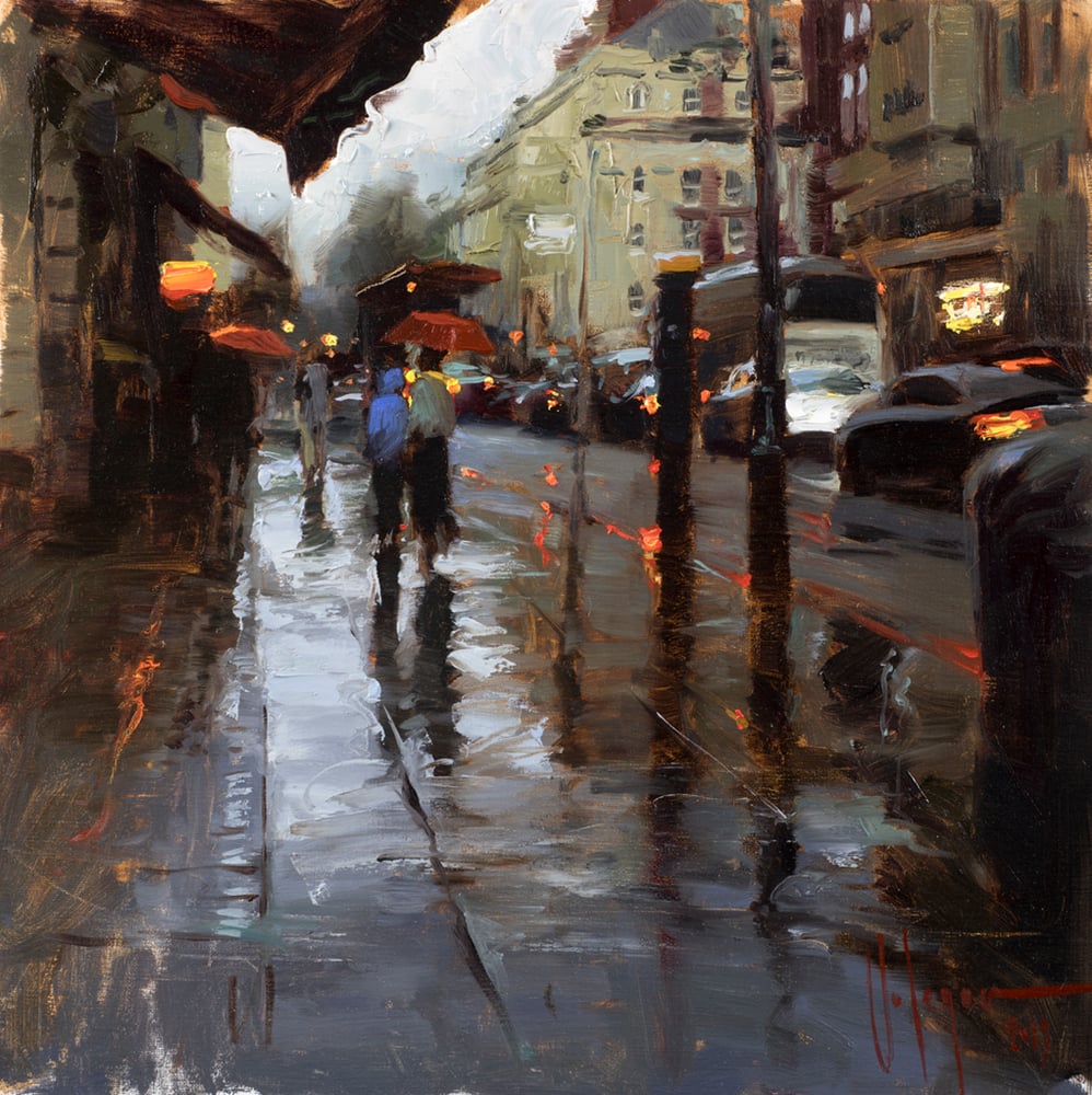 Image of "RAIN IN LONDON", PAINTING