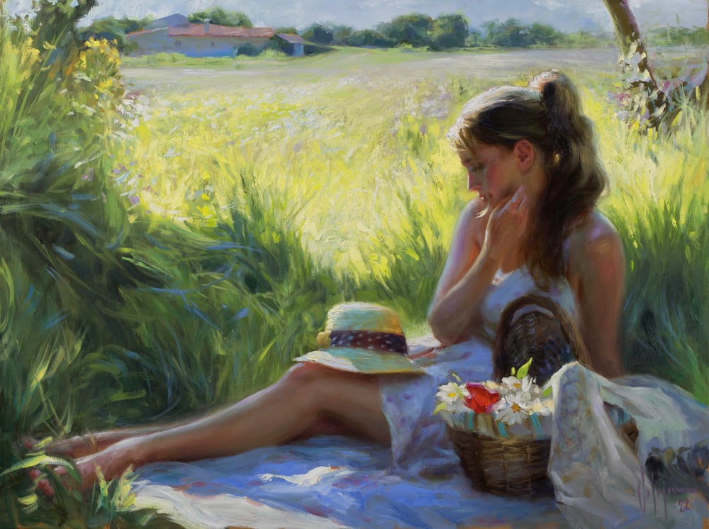 Image of "THE PERFECT AFTERNOON", PAINTING