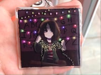 Image 1 of 3D acrylic charm Joyce Byers lights, keychain