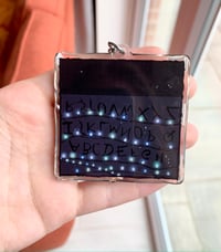 Image 2 of 3D acrylic charm Joyce Byers lights, keychain