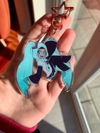 Image 3 of Mikuverse acrylic charms - hatsune miku variant acrylic keychains