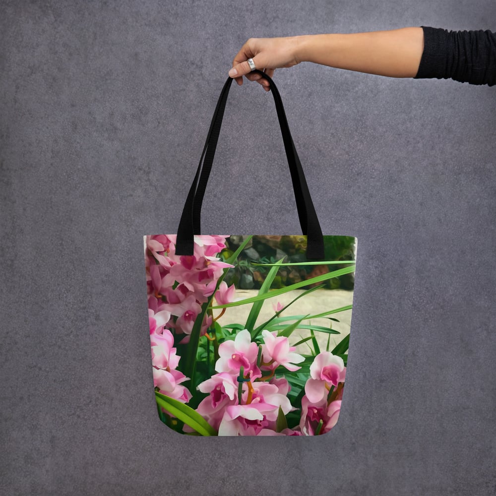 Image of Tote bag Singapore Cymbidium