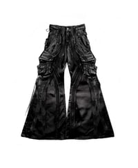 Image 1 of 1/1 AW25 ‘Závoj’ Nylon Tapered Flared Pants 