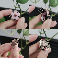 Image 2 of Enamel pin collection 'inky arrow tattoo'