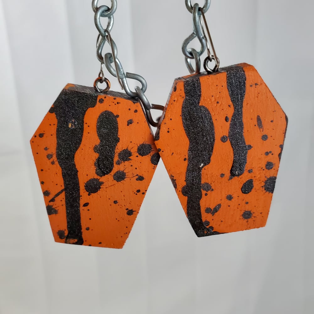 Michael Myers Coffin Earrings