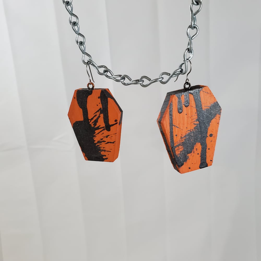 Michael Myers Coffin Earrings