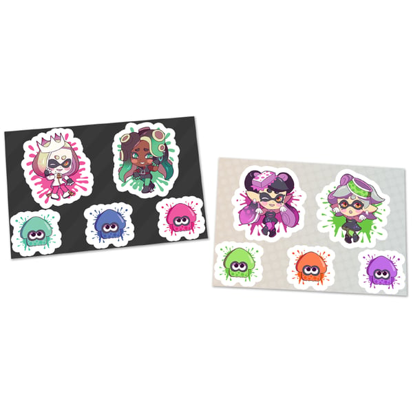 Image of Splatoon Sticker Sheets