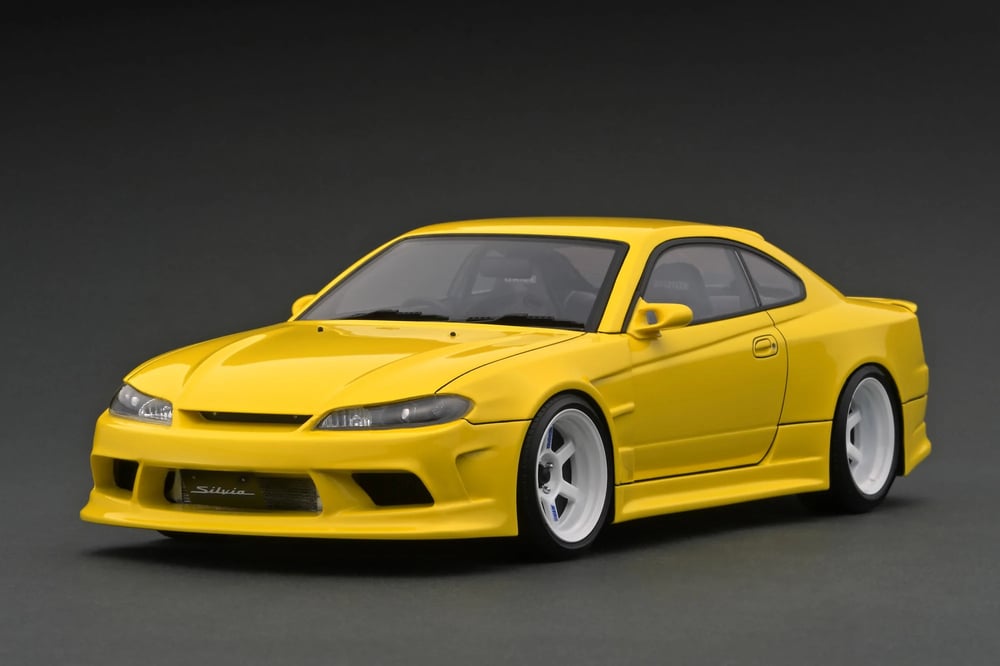 Image of 1/18 IGNITION MODEL VERTEX S15 Silvia Yellow IG2007