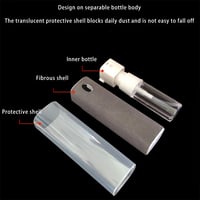 3In1 Mini Phone Screen Cleaner Spray Computer Screen Dust Removal Microfiber Cloth