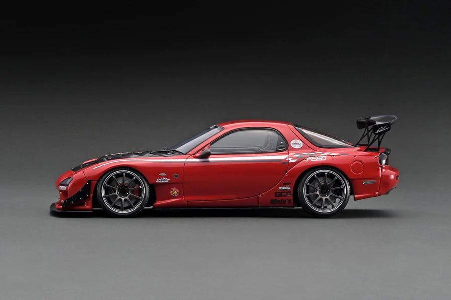 Image of 1/18 IGNITION MODEL FEED RX-7 (FD3S) 魔王 Red IG2042