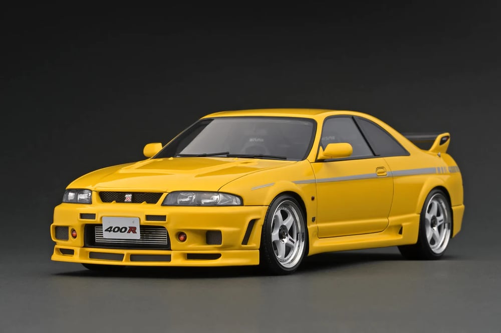 Image of 1/18 IGNITION MODEL Nismo R33 GT-R 400R Yellow IG2252