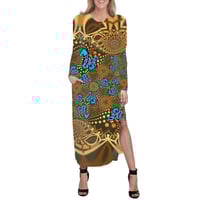 Image 2 of Long sleeve Slouchy Dress