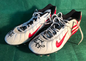 Image of KC Chiefs NFL 'game worn' football cleats
