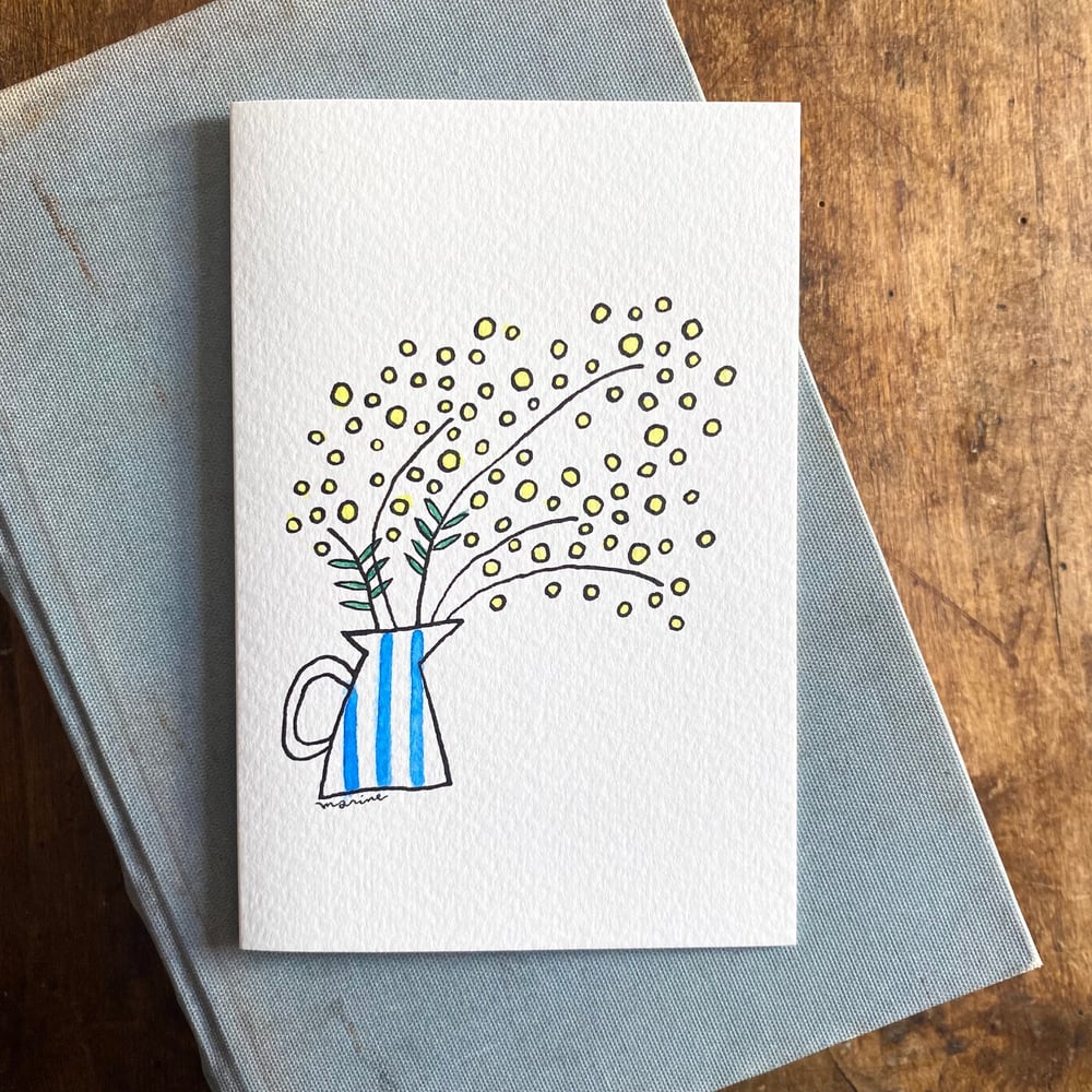 Image of Postcard with envelope "Mimosa"