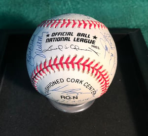 Image of 1997 Miami Marlins World Champs Team autographed ball
