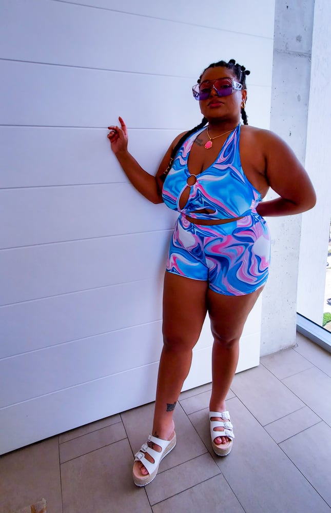 Image of Aqua Wave Romper