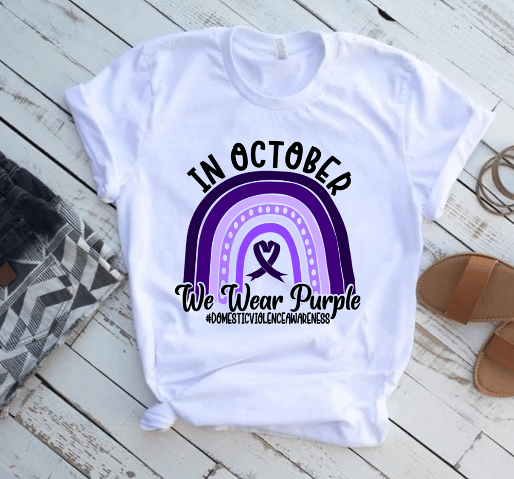 Image of In October We Wear Purple Tee