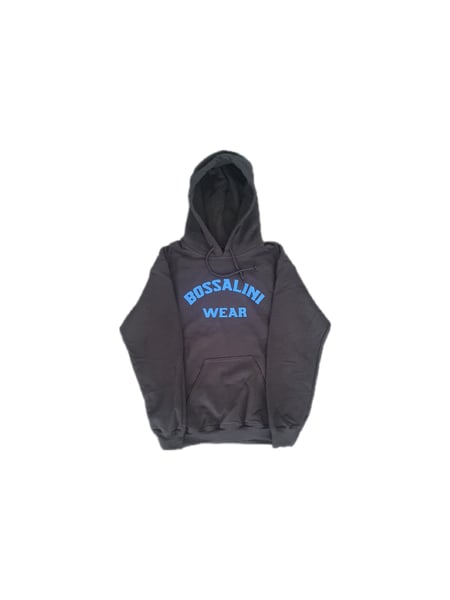 Image of Bossalini Wear Hooded Jumper Blue Logo