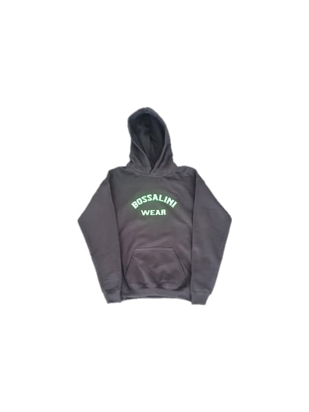 Image of Bossalini Wear Hooded Jumper Green Logo