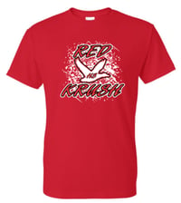 Youth xsmall-xlarge red short sleeve t-shirt Gildan 8000B Red Krush
