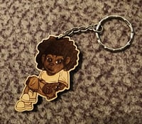 Custom Hand-Drawn Wooden Keychain (Made-To-Order 1 Per Design)