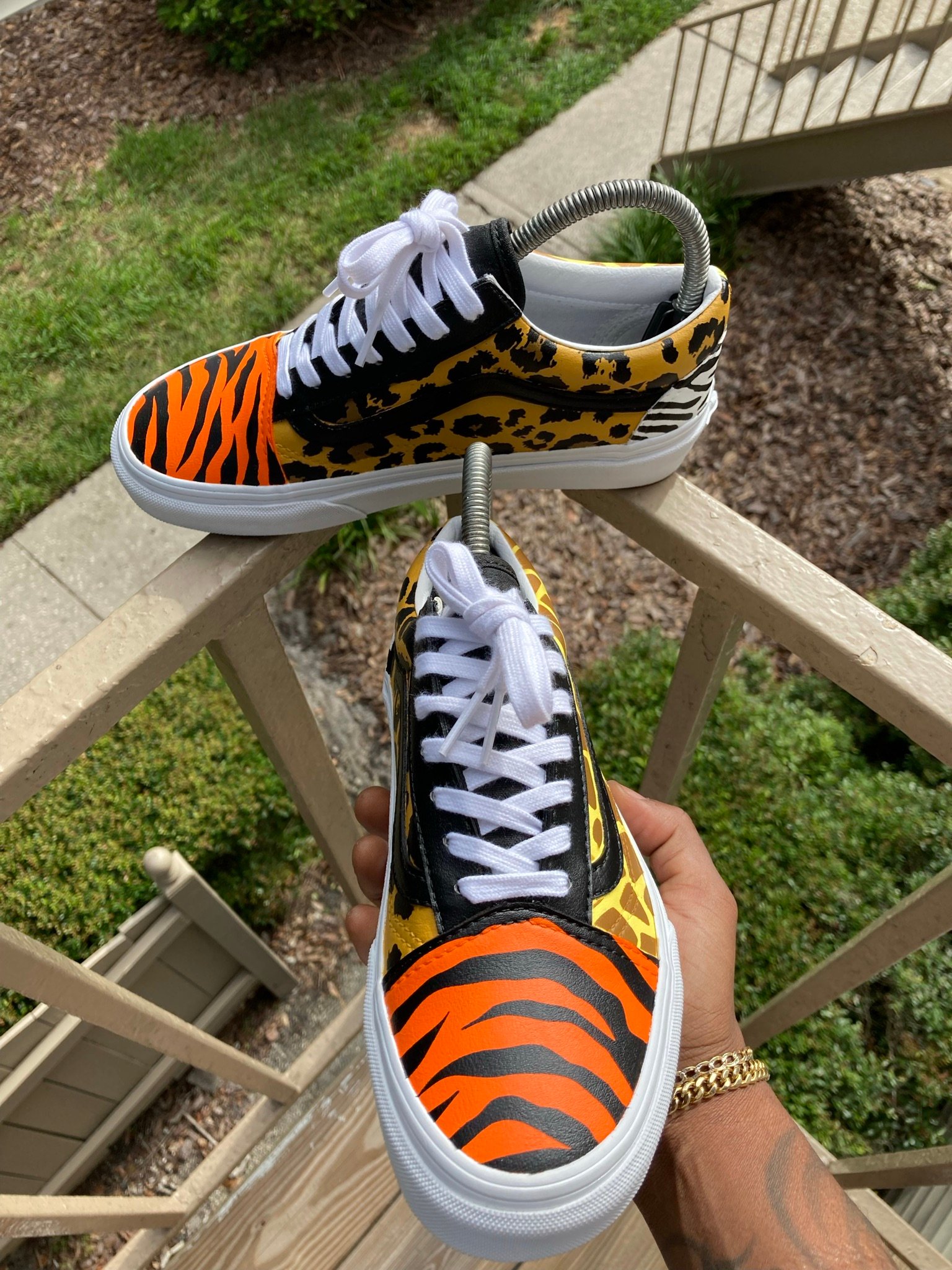 Vans with animal print best sale