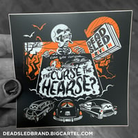 Curse of the Hearse 4-inch Vinyl Sticker