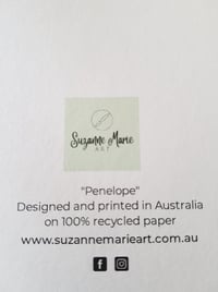 Image 3 of "Penelope" Square Greeting Card