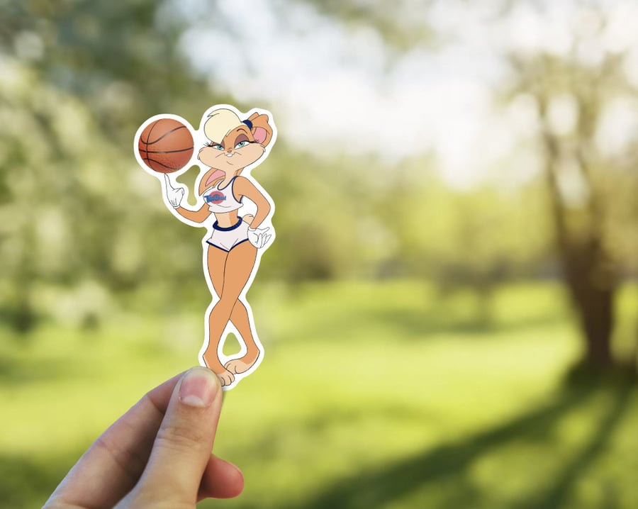 Image of Sexy Lola Bunny Sticker, Looney Tunes Decal, Space Jam, Furry Decal