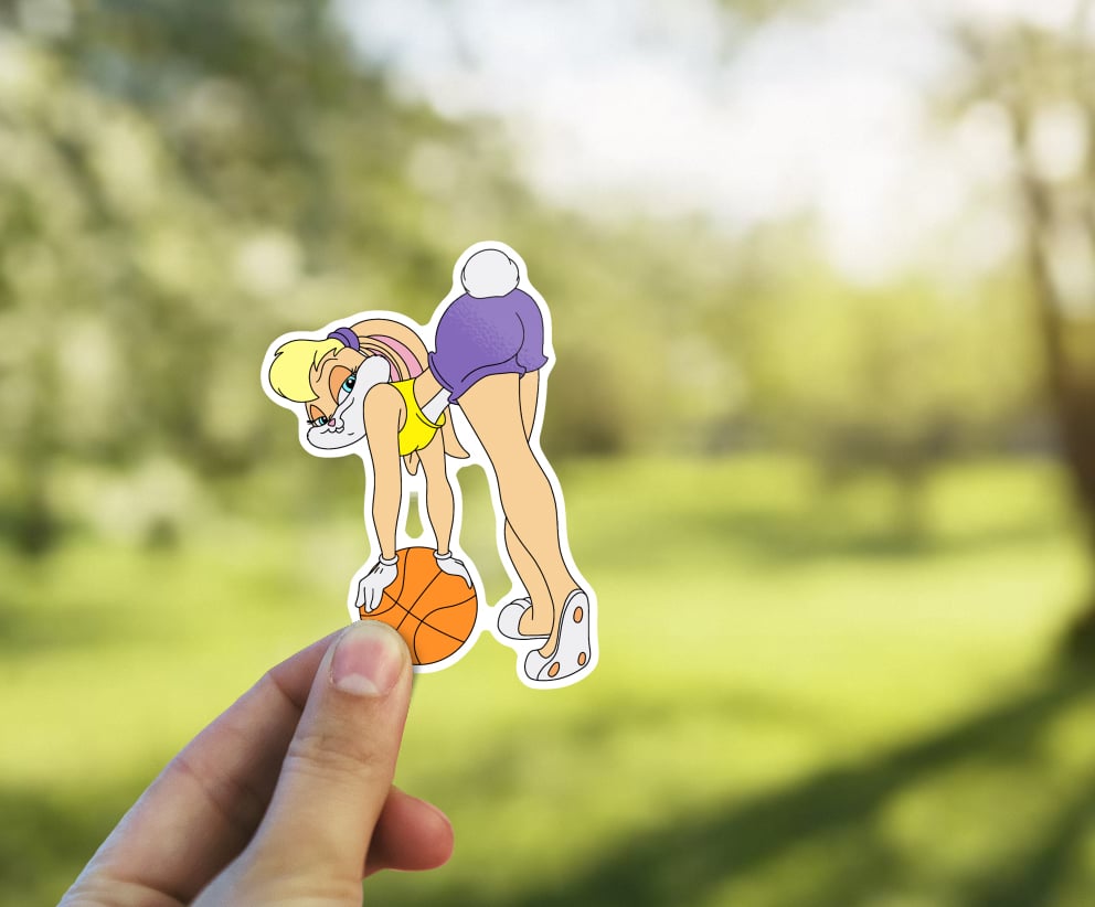 Image of Sexy Lola Bunny Booty Sticker, Looney Tunes Decal, Furry Decal