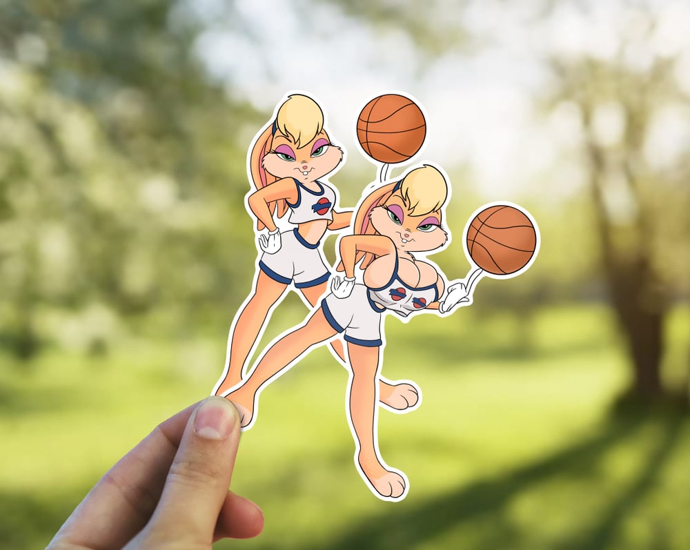 Image of Sexy Lola Bunny Sticker, Looney Tunes Decal, Anime Oppai, Furry Decal