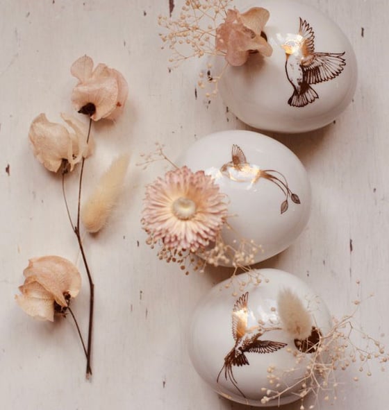 Image of -Le trio de Soliflores à poser